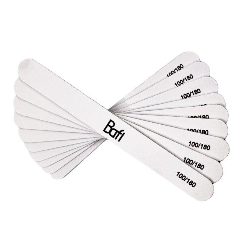 BAFI Lima recta 100/180, juego de 10
