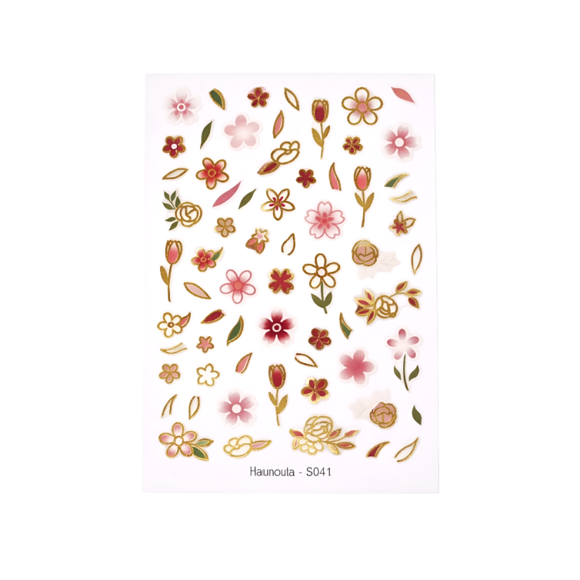 BORN PRETTY Pegatinas de uñas 3D S041