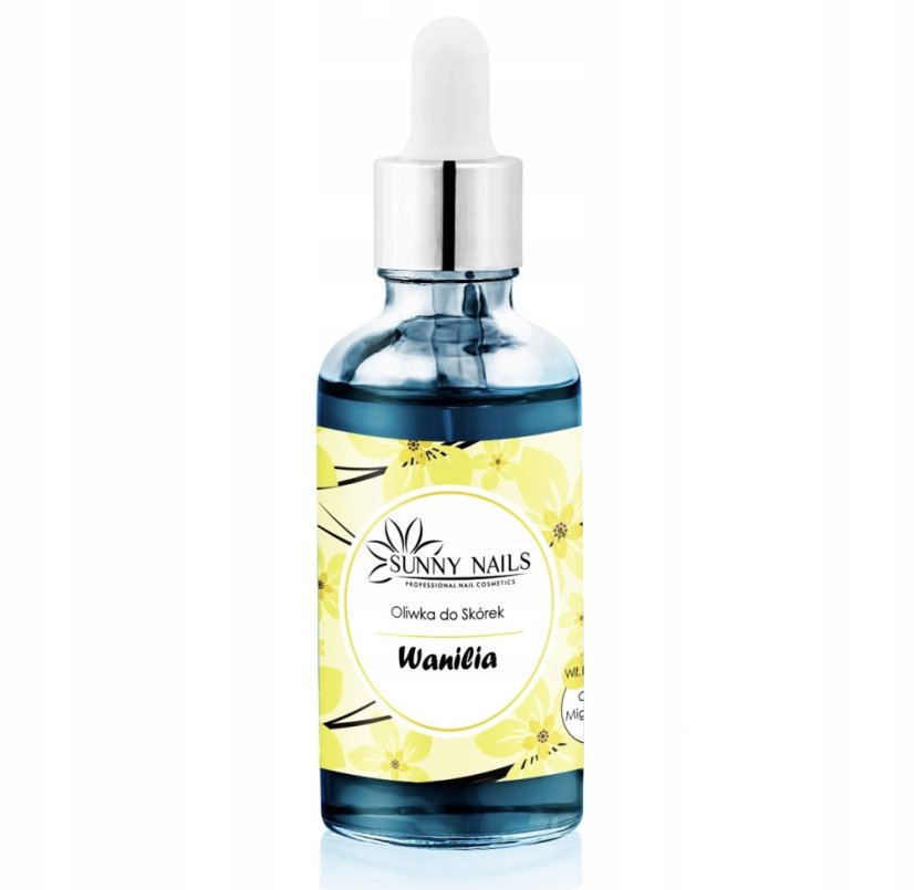 SUNNY NAILS - Aceite de vainilla para uñas y cutículas, 50 ml