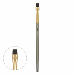 BAFI PROFESSIONAL Štětec na obočí rovný široký, šedý