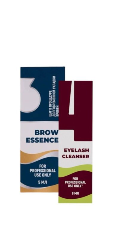 INNOVATOR COSMETICS - sérum na obočí Brow essence + DÁREK odmašťovač Eyelash cleanser, 2 x 8 ml