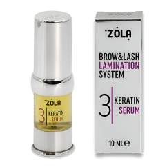 ZOLA Keratin serum 03 - delineador permanente de pestañas y cejas, 10 ml