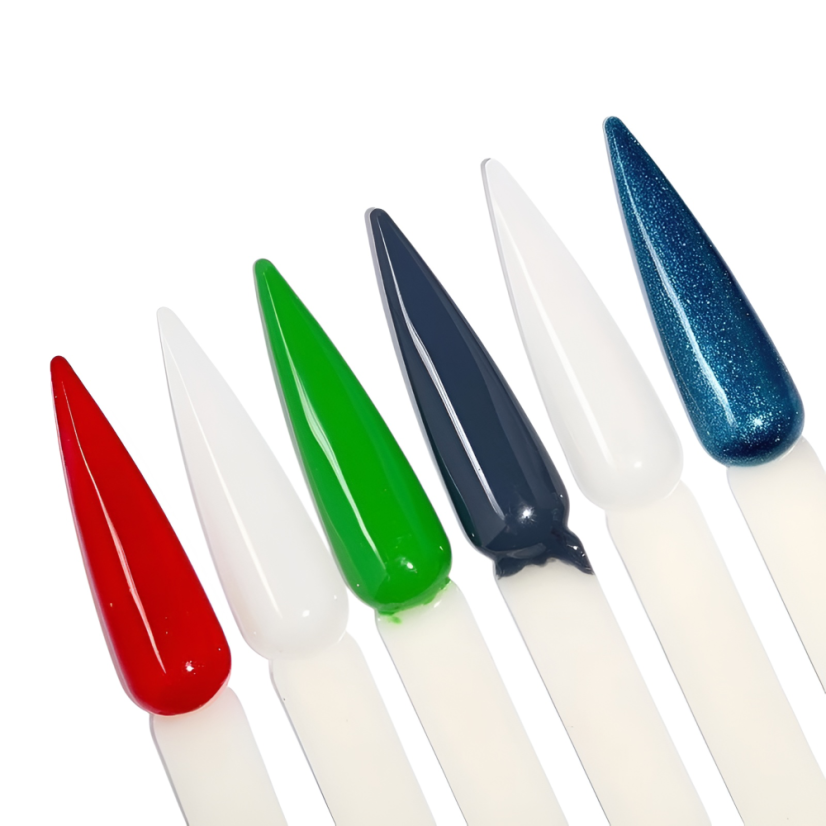 BAFI Puntas de esmalte de gel stilettoes, transparentes, 50 unid.