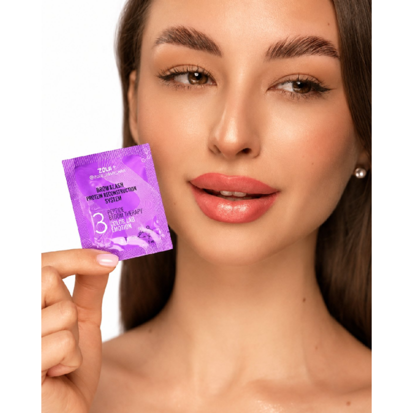 ZOLA Color Lab Emotion Peptide Bloom Therapy 03 Laminace řas a obočí, sáčky 3x1 ml