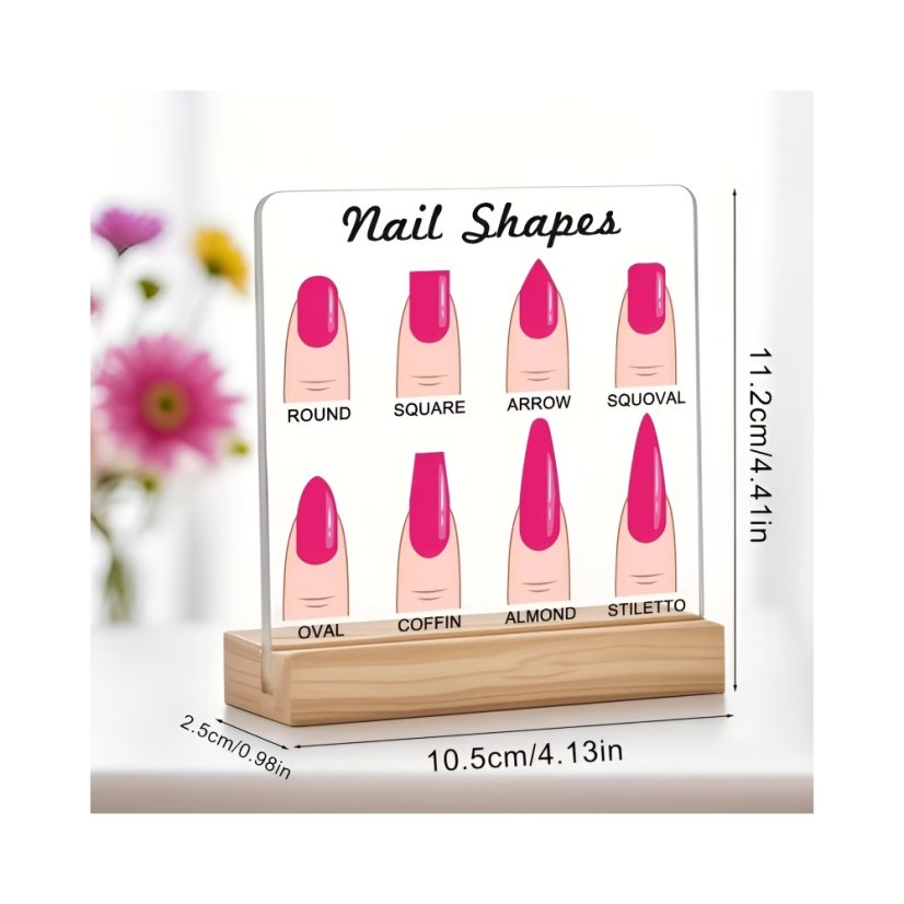 Akrylový stojánek Nail Shapes
