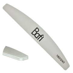 BAFI Premium 180/240 - lima de uñas desechable media luna