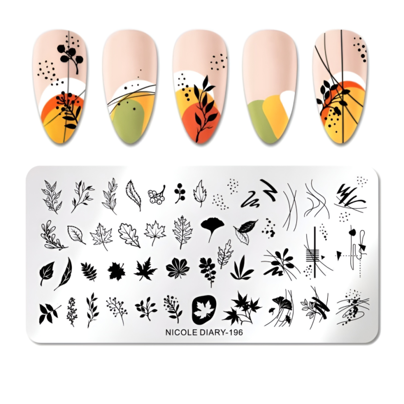 NICOLE DIARY - šablony na nehty 196