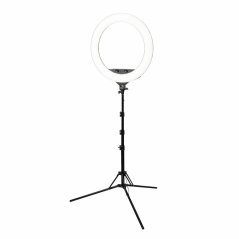 Lámpara circular con trípode, 26 cm