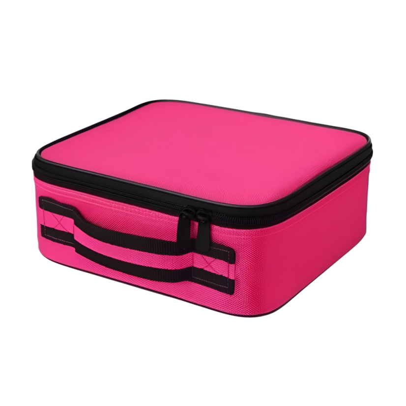 BAFI Kosmetická taška  Profesionální organizér 2v1, růžová