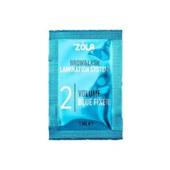 ZOLA Color Lab Volume Blue Fixer 02 - laminace obočí a řas v sáčku, 1 ml