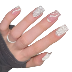 COSMONAIL Gel Polish Flashing Disco 01 Crystal Champagne, 8 ml