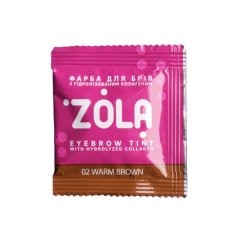ZOLA Warm brown - sada barva + oxidant 3%, 5 ml