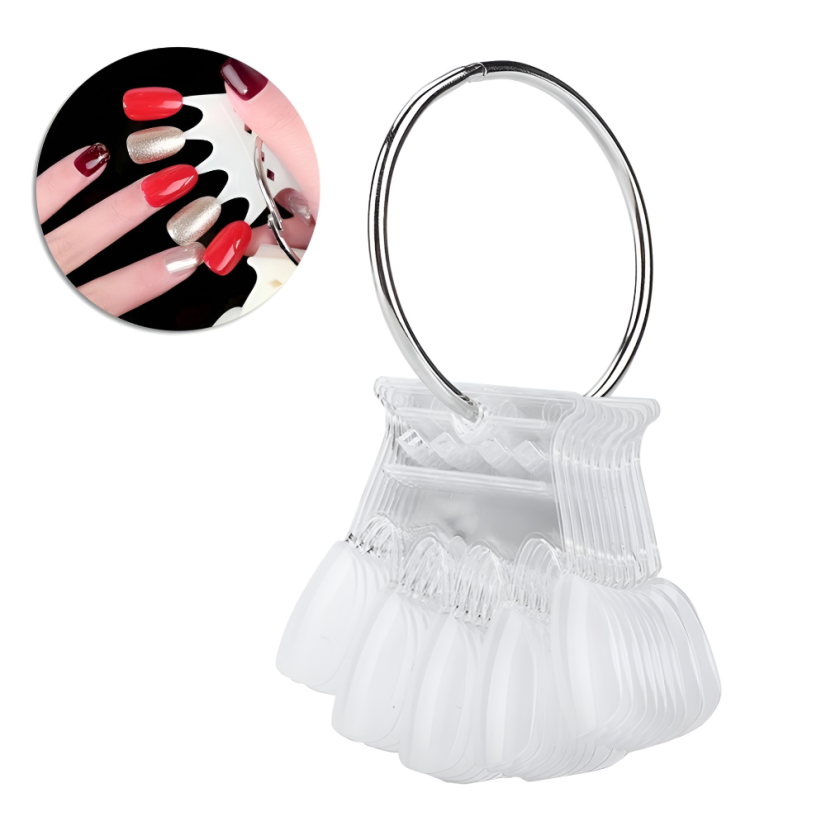 BAFI Puntas de laca en gel "Corona", transparente