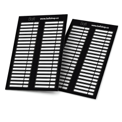 BAFI Nálepky na vzorníky gel laků, 2 listy (80 ks)
