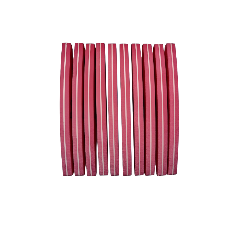 BAFI Nail buff 100/180, pink 10 pcs