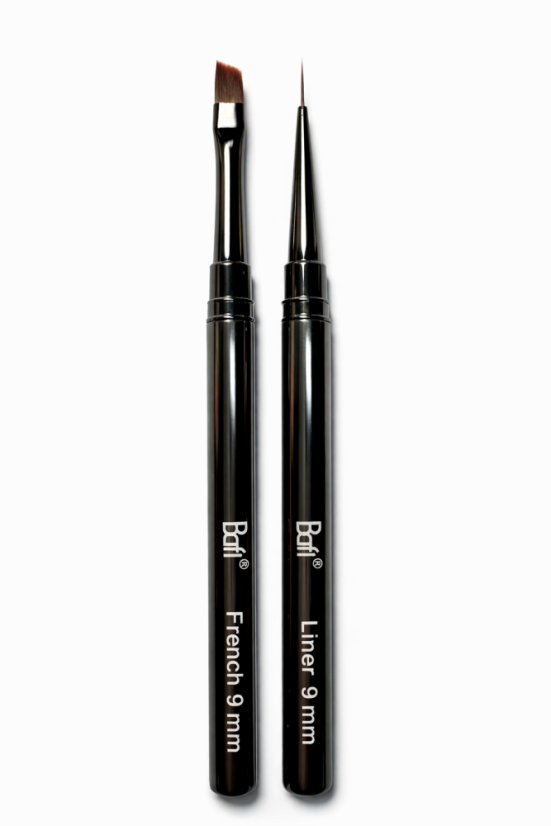 BAFI Set de pinceles para uñas French & Liner – 2  pc