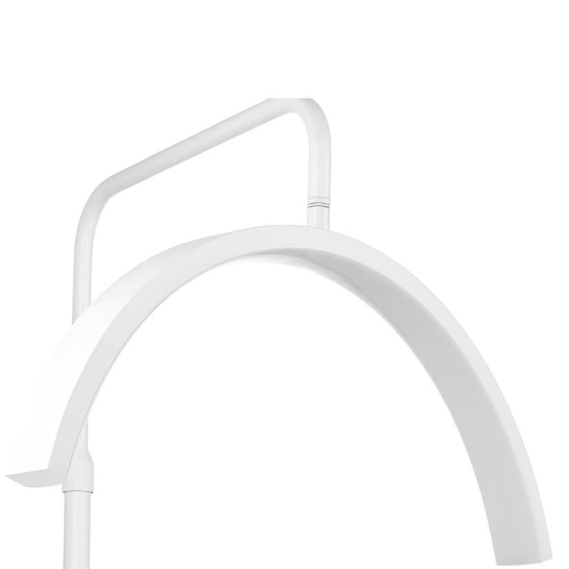 MOON Lámpara cosmética de pie 71 cm LED, blanca,