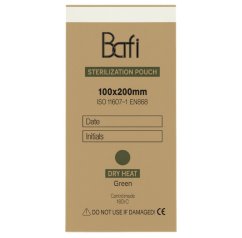 BAFI Bolsas de esterilización 100x200 mm, 100 unidades