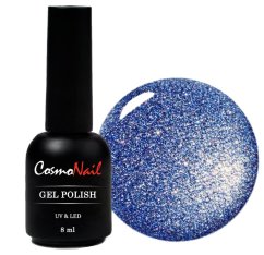 COSMONAIL gel lak Flashing Disco 027 - Electric Blue, 8 ml
