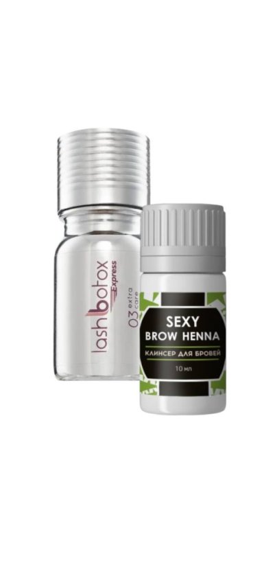 LB EXPRESS - sérum na řasy 3 Extra care, 5 ml + DÁREK odmašťovač Sexy brow henna, 10 ml