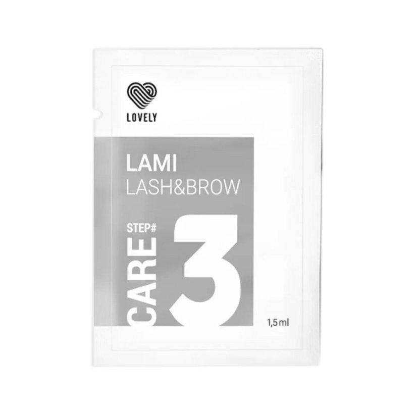 LOVELY Care 3 - laminación de pestañas y cejas, bolsa 1,5 ml