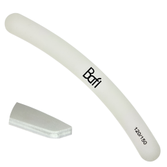 BAFI Premium 120/150 - lima de uñas desechable plátano