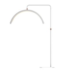 Stojací kosmetická lampa MOON, bílá, 71 cm
