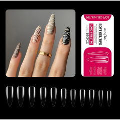 Puntas de gel largas de estilete, 550 uds.