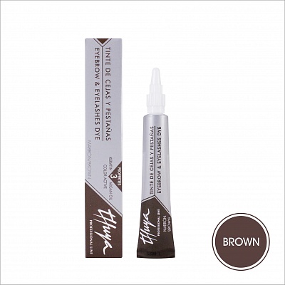 THUYA - color para cejas y pestañas Marrón Brown, 14 ml