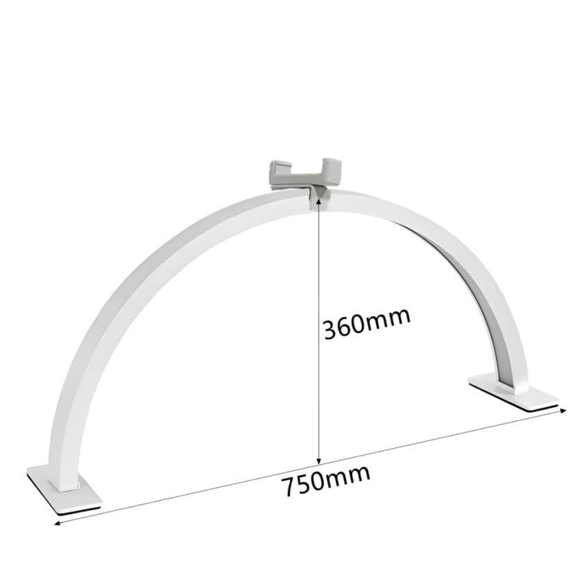 MOON Lámpara de mesa cosmética plegable blanca