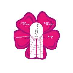 Papírové šablony pro modeláž nehtů Květinka, 500 ks