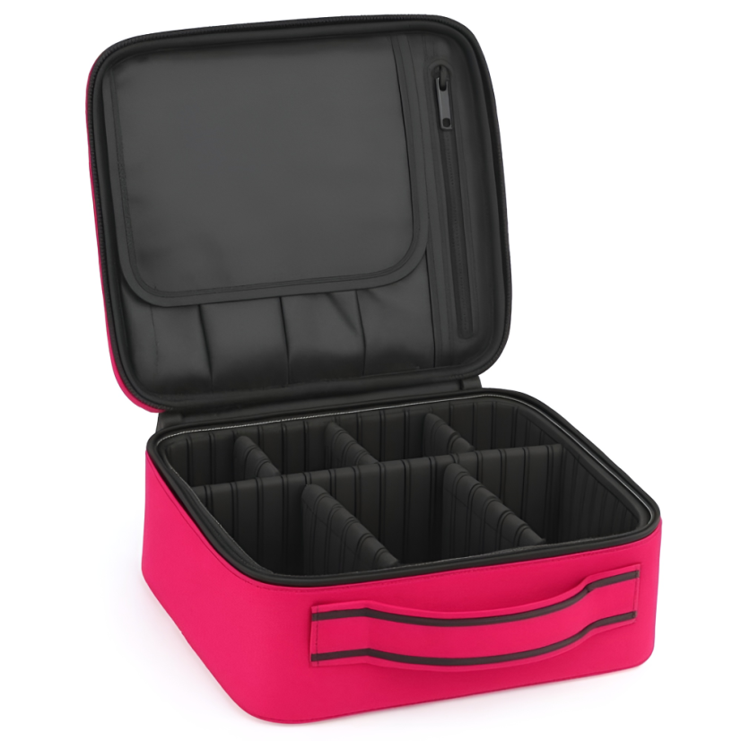 BAFI Kosmetická taška  Profesionální organizér 2v1, růžová