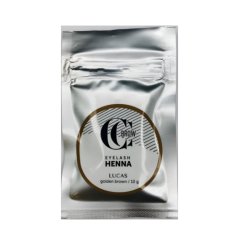 LUCAS COSMETICS Golden brown Henna na řasy a obočí 10 g, sáček