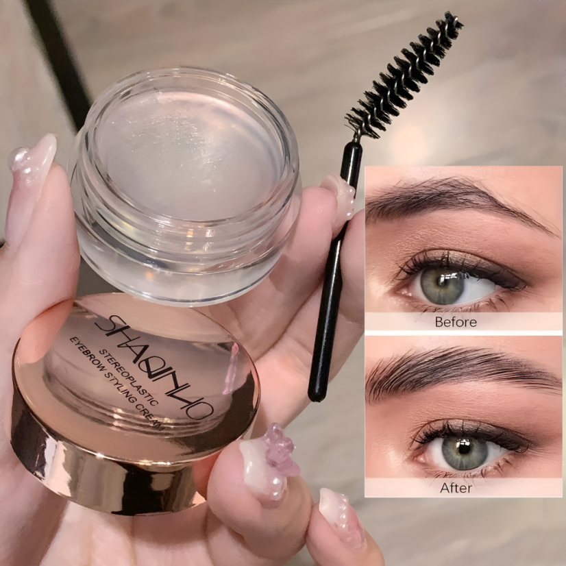 SHAQINUO Brow styling cream 3D fixační gel na obočí, 8 g