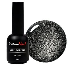 CosmoNail Gel polish Flashing Disco 21 Anthracite, 8 ml