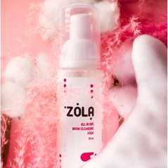ZOLA All In One Espuma limpiadora de cejas, 80 ml