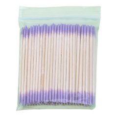 Dřevěné tyčinky oboustranné fialové, 100 ks
