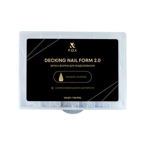 F.O.X - dual formy na nehty 2.0 mandle, 120 ks