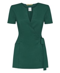 Dámská kosmetická halena NR67 zelená, velikost 46