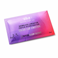 ZOLA Color Lab Emotion Peptide Bloom Therapy 03 laminación de cejas y pestañas, sachet 3x1 ml