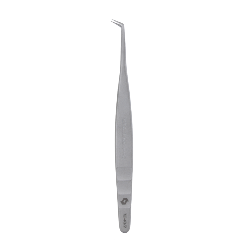 STALEKS - pinzas curvadas para pestañas EXPERT 40 TYPE 2, TE-40/2