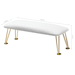 ACTIVESHOP Reposamanos para manicura 6M, blanco