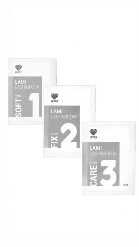 LOVELY - Mini kit de plastificación para cejas y pestañas