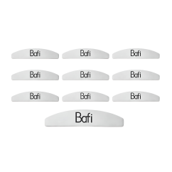 BAFI Lima de uñas pequeña 100/180 blanca, set 10 pсs