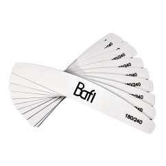 BAFI Lima de media luna 180/240, juego de 10