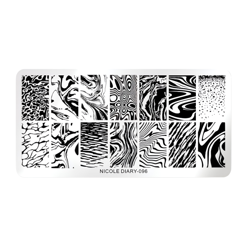 NICOLE DIARY - šablony na nehty 096