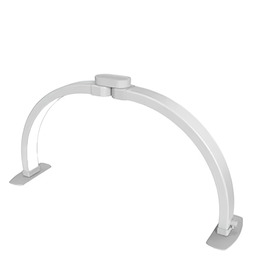 MOON Lámpara de mesa cosmética plegable blanca
