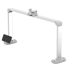 MOON Lámpara de mesa LED plegable, blanca