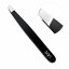 BAFI Pinzas profesionales para cejas Classic 95/3, negra