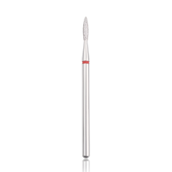 BAFI - Cortador diamante llama redondeado 2,5/8 mm, rojo